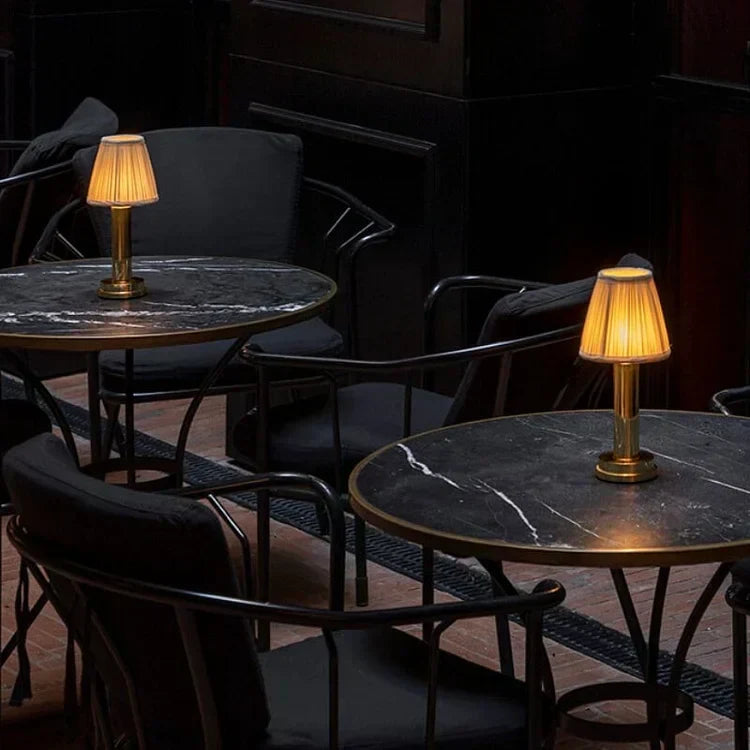 Maliben LuxeSilk Cordless Table Lamp — Rechargeable LED