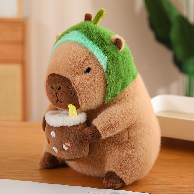 Maliben | Cuddlecapy Cuddle Doll Plush | Capybara & Rabbit Design | Soft Cuddle Toy In Various Styles & Sizes
