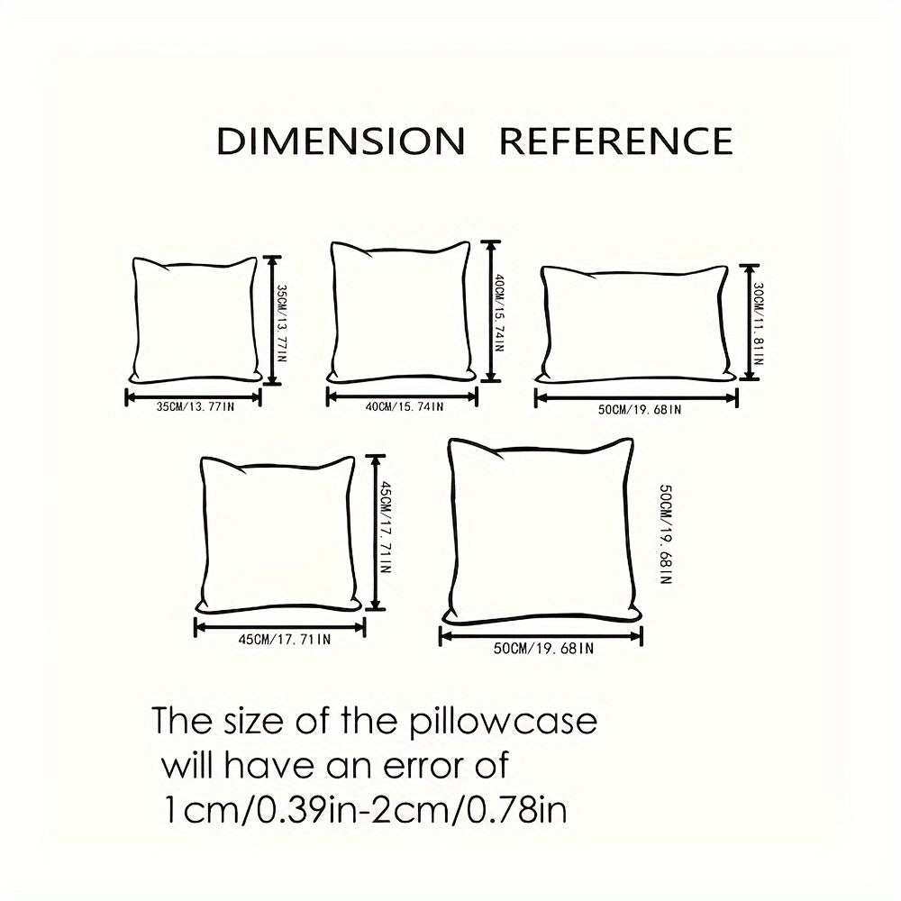 Maliben | Nordliv Pillowcase Set | Boho Style | Soft Cord | 2 Pieces, 45×45 Cm, 50x50cm
