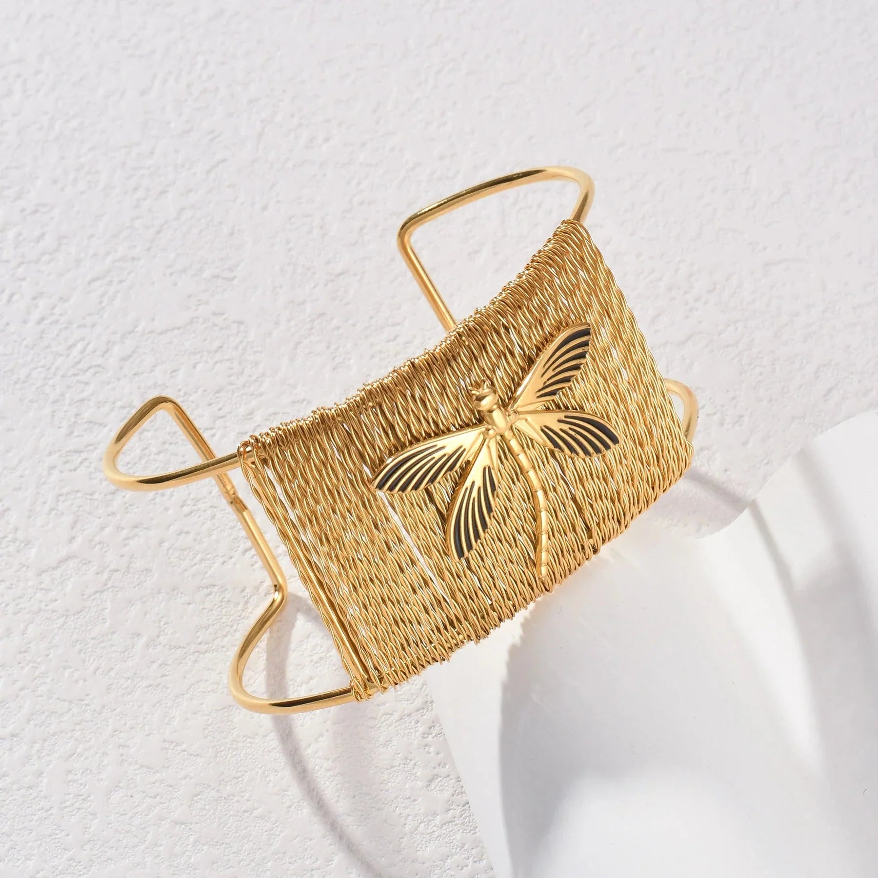 Maliben | Bold Boho Wide Opening Cuff Bracelet