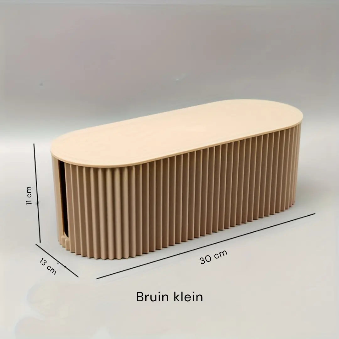 Maliben | Ordoca Cable Box Desk Organizer | Cable Management & Storage | White | 30x11x13 Cm