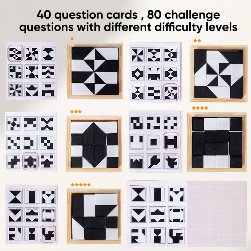 Maliben | Wooden Hidden Block Puzzle