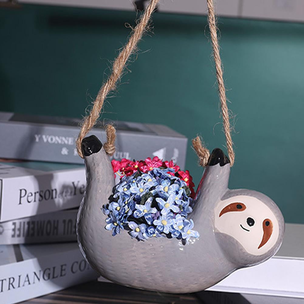 Maliben | Ceramic Happy Sloth Flower Pot