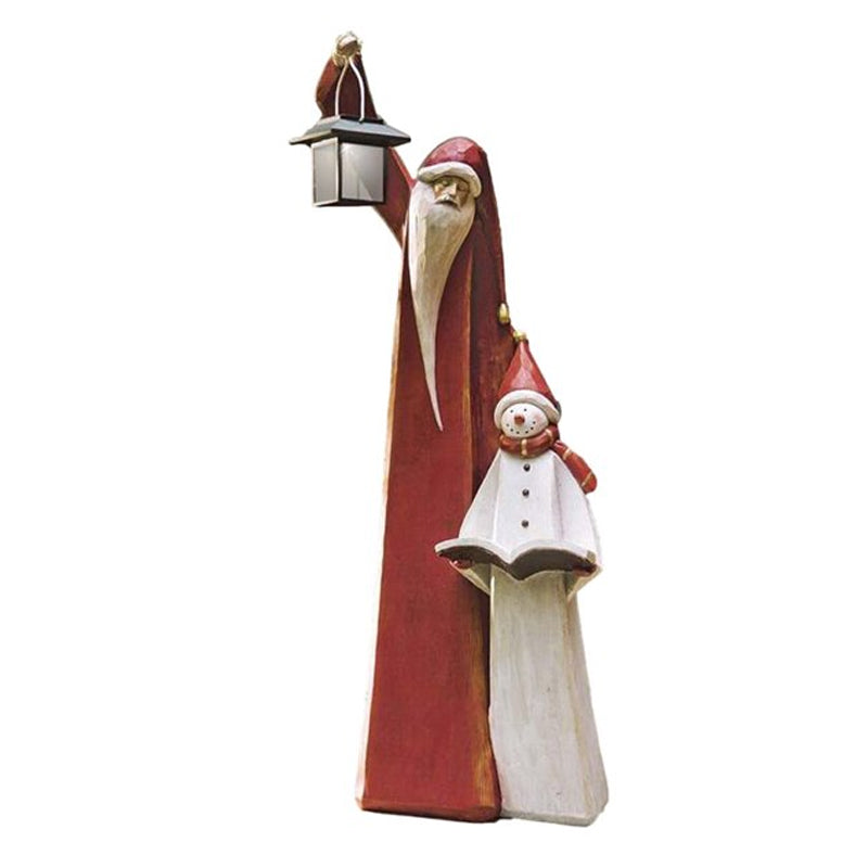 Maliben | Forest Snowman With Solar Lantern