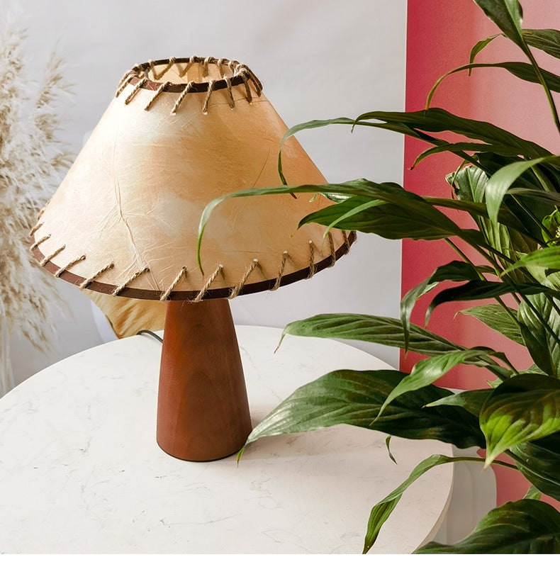Maliben | Heritageglow Lamp – Classic Wooden Table Lamp