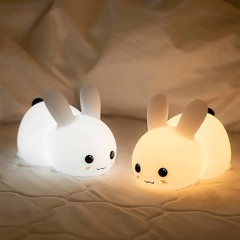 Maliben | Bunnilo Kids Night Light Bunny | Gentle Sleep Light | Child Safe & Energy Saving