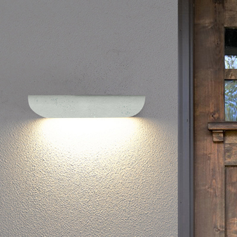 Maliben | Modern Waterproof Curved Outdoor Wall Lamp