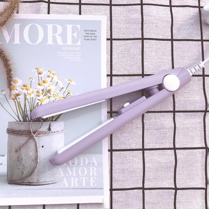 Maliben GlamourWelle Mini Ceramic Curling Iron — 2-in-1 Styler