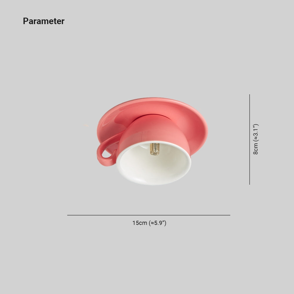Maliben | Ceramilux Morandi Coffee Cup Ceiling Light – Ceramilux