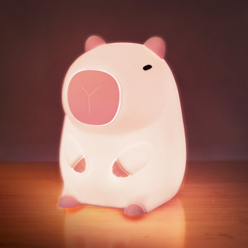 Maliben | Capybara Night Light Adjustable Brightness Silicone