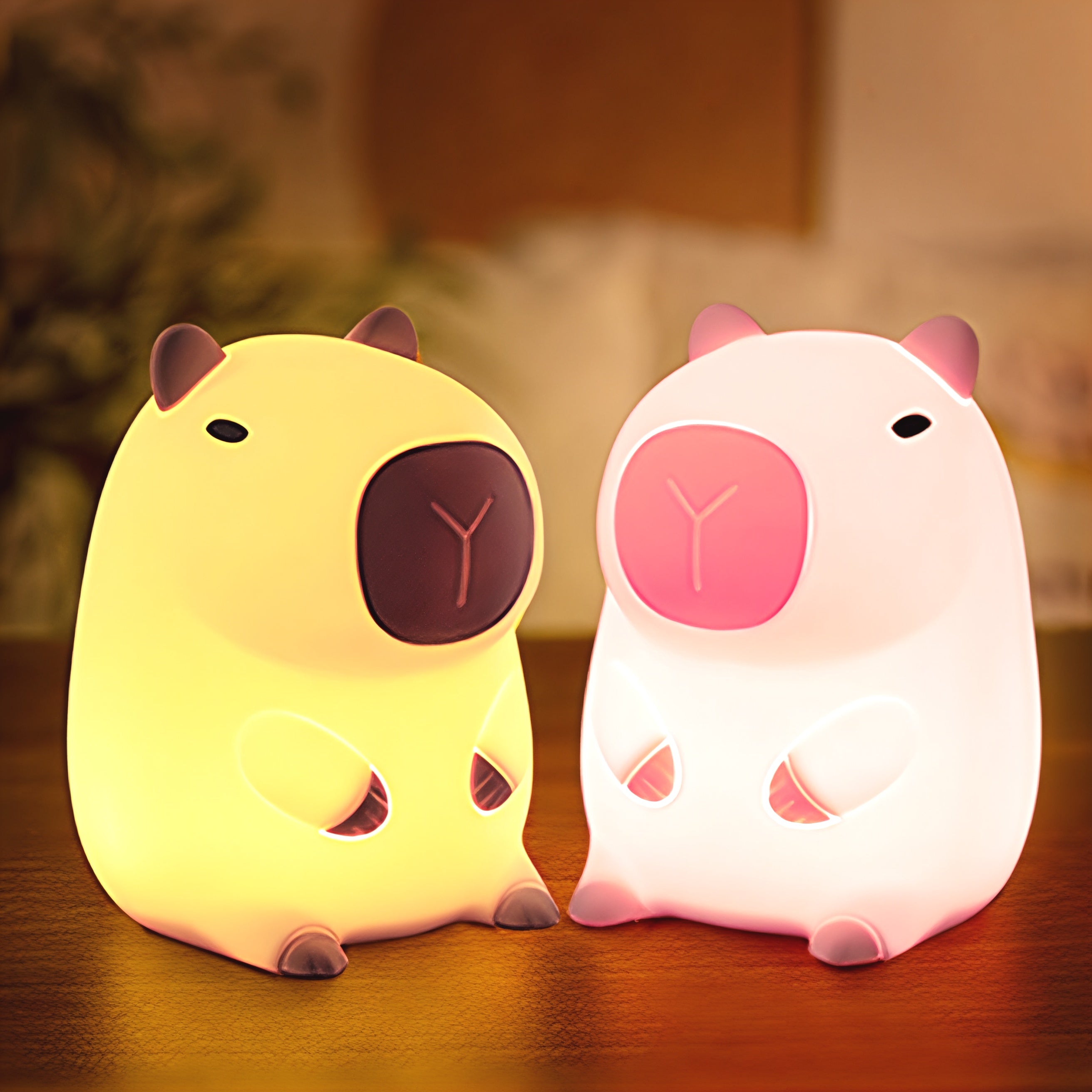 Maliben | Capybara Night Light Adjustable Brightness Silicone
