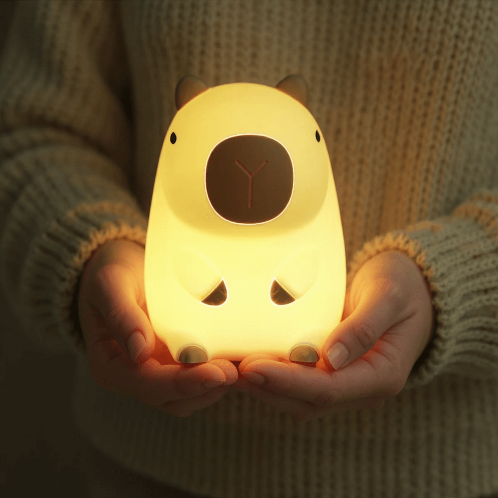 Maliben | Capybara Night Light Adjustable Brightness Silicone