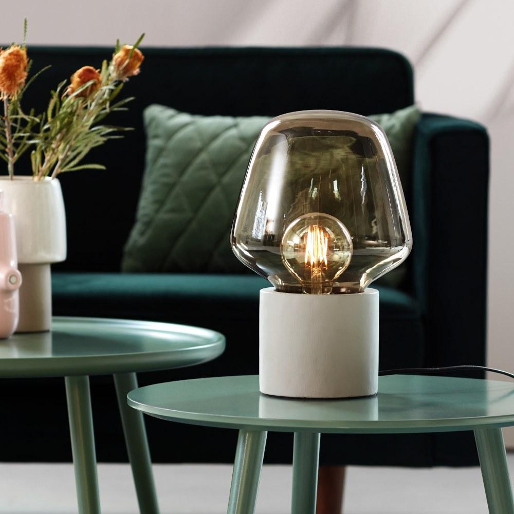 MAliben | Elegant Cementglo Petite Table Lamp - For a Luxurious Interior