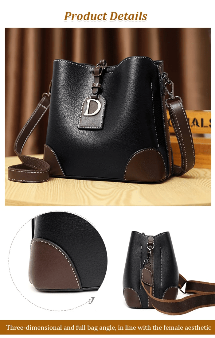 Maliben AllureLuxe Leather Shoulder Bag — Elegant Everyday Design