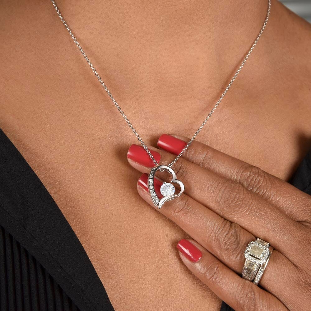 Maliben | Eternal Rose Box "To My Love" With Diamond Heart Necklace