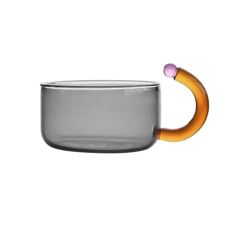 Maliben | Contrasting Color Glass Teapot Set – Stylish & Heat Resistant Design