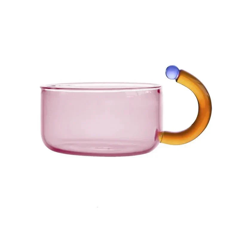 Maliben | Contrasting Color Glass Teapot Set – Stylish & Heat Resistant Design