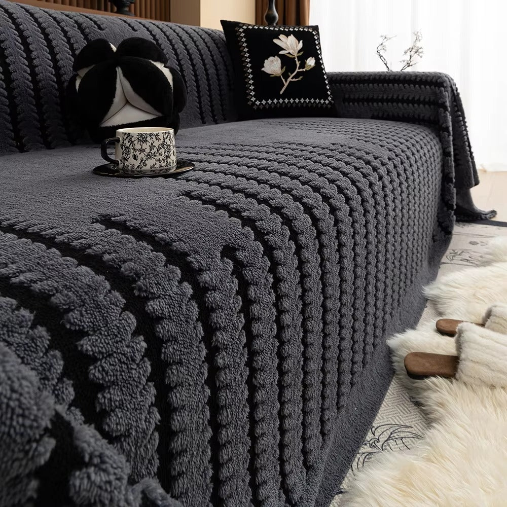 Maliben | Sofa Cover Vintage Tufted Microfibre Design