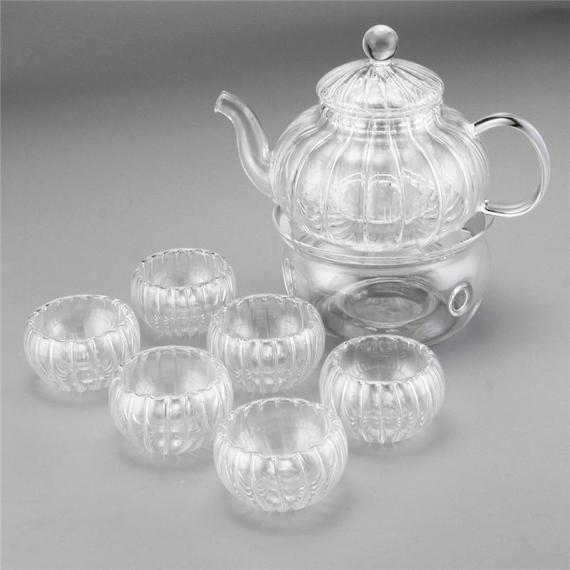 Maliben | Crystal Clear Glass Teapot Set