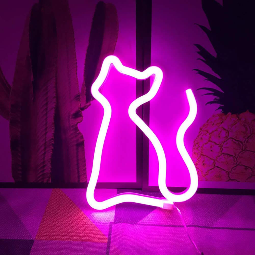 Maliben | Trendy Kitty Neon Lamp - Enchanting Lighting For Every Room