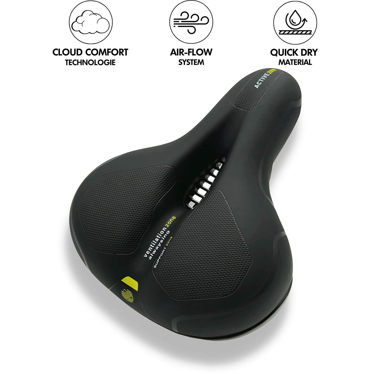 Maliben | BicyclecomFort Pro - Ergonomic Bicycle Saddle for Pain-Free Riding Experience