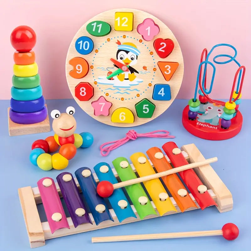 Maliben | 5-In-1 Montessori Play Set For Children - Discover Creative Play Fun