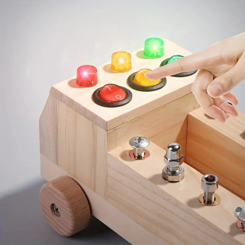 Maliben | Montessori Busy Board - Learn And Play With Leds