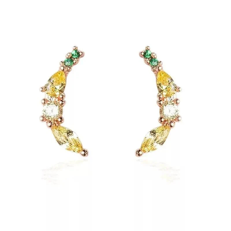 Maliben | Dainty Fruit Hoop & Stud Earrings