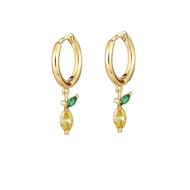 Maliben | Dainty Fruit Hoop & Stud Earrings