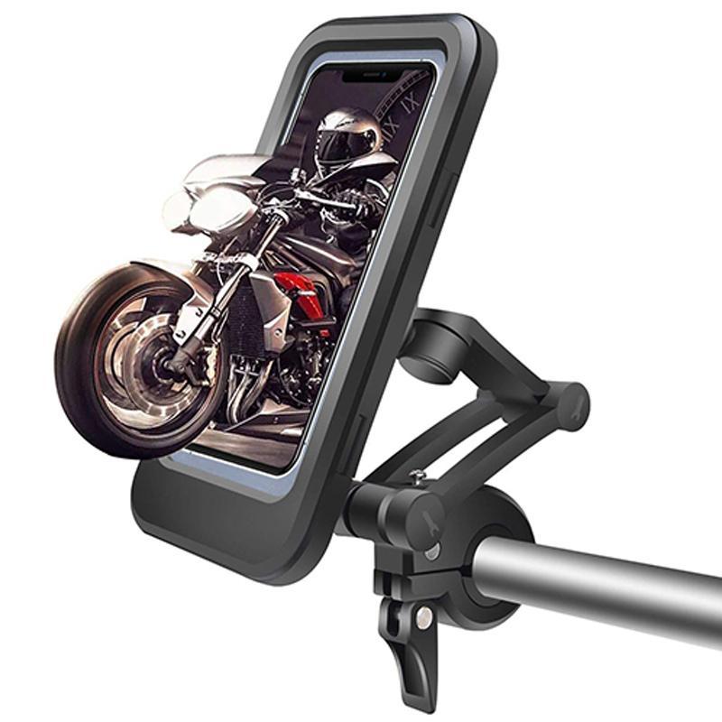Maliben Bike Phone Mount with Power Bank — 15W, Waterproof