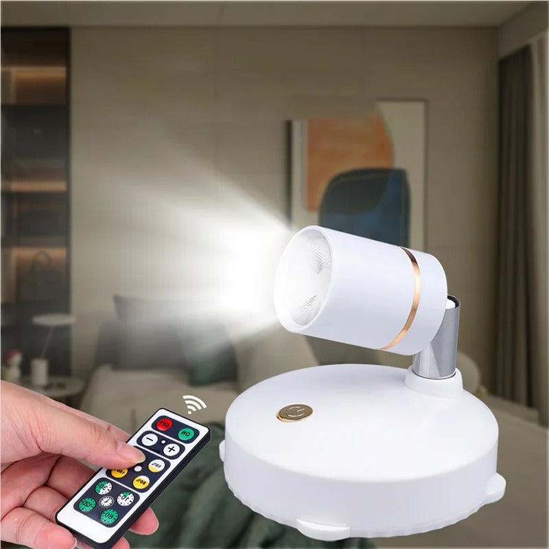 Maliben Wireless LED Spotlight — Indoor & Outdoor, 300 Lumens