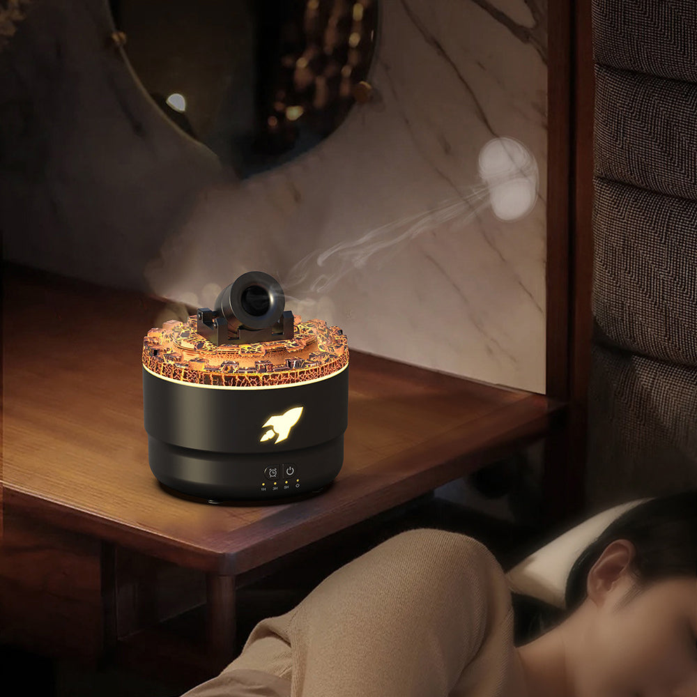 Maliben | Aroma Diffuser And Humidifier With Night Light - Lavaglow
