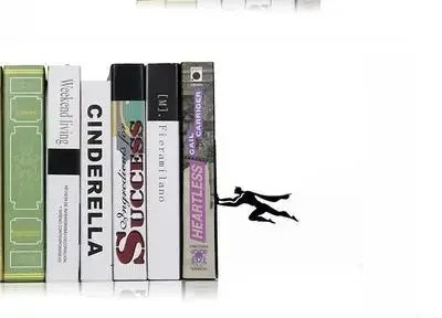 Maliben HeroHold Bookend — Modern Book Holder for Shelves