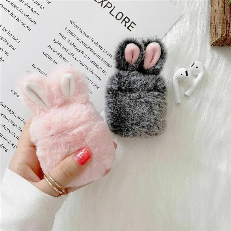 Maliben | Polarpods - Protect Your Airpods - Embrace The Cute Look - Plush Ears!