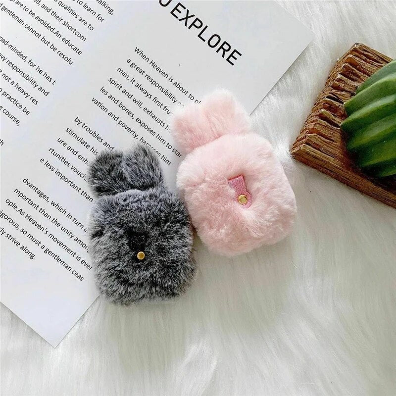 Maliben | Polarpods - Protect Your Airpods - Embrace The Cute Look - Plush Ears!