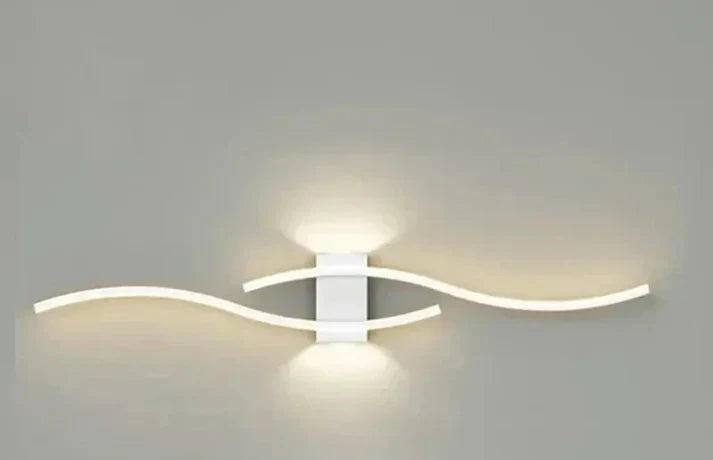 Maliben | Lumivora Wave Led Wall Light | Modern Wave Design | Energy Saving & Stylish | 60×15 Cm | Warm, Glare-Free Light