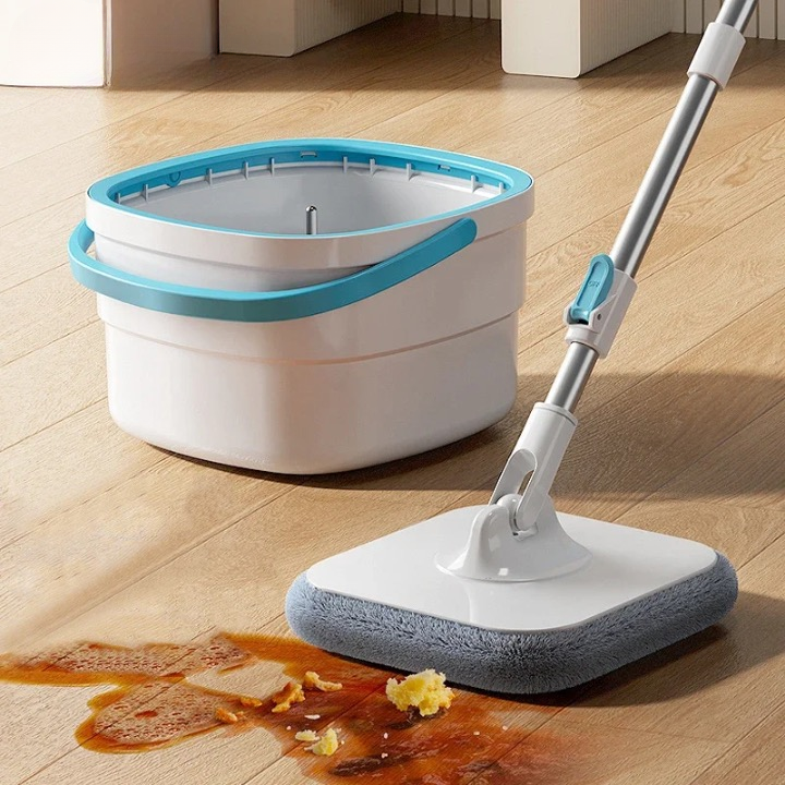 Maliben | Spinning Mop And Bucket Set - Handsfree Wring Out Your Mop!