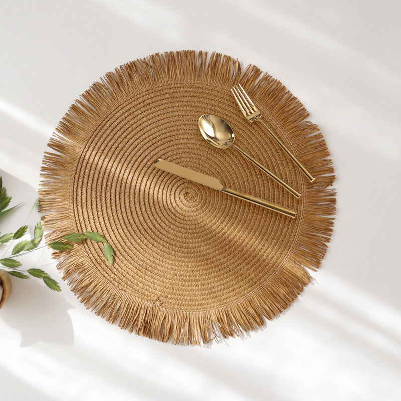 Maliben ThermoLuxe — Round braided placemats