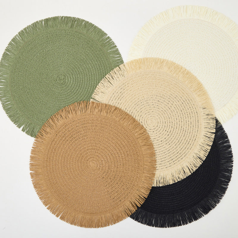 Maliben ThermoLuxe — Round braided placemats