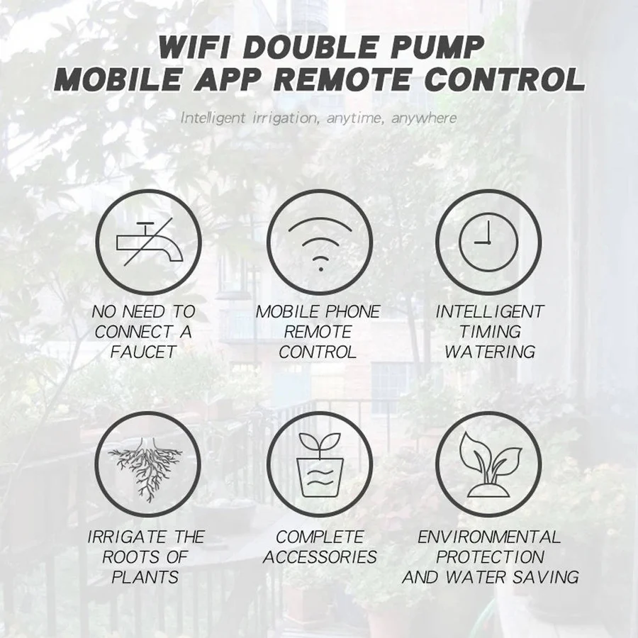 Maliben | Wifi Smart AuTomatic Waterer For Plants Up to 20 Pots