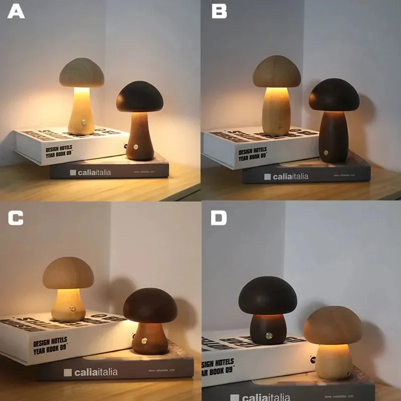 Maliben | Mushroom Night Light Bedside Lamp