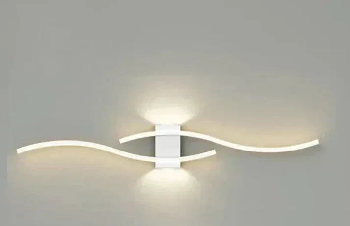 Maliben | Lumivora Wave Led Wall Light | Modern Wave Design | Energy Saving & Stylish | 60×15 Cm | Warm, Glare-Free Light