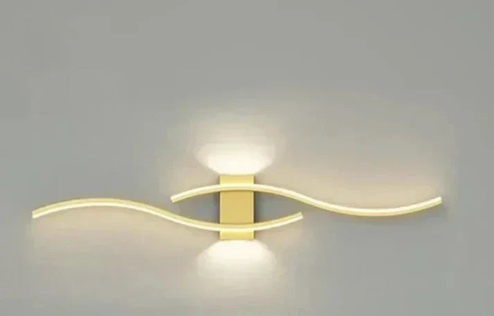 Maliben | Lumivora Wave Led Wall Light | Modern Wave Design | Energy Saving & Stylish | 60×15 Cm | Warm, Glare-Free Light