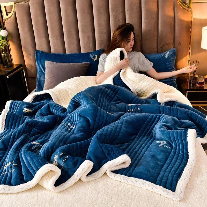 Maliben Fluffy Winter Blanket