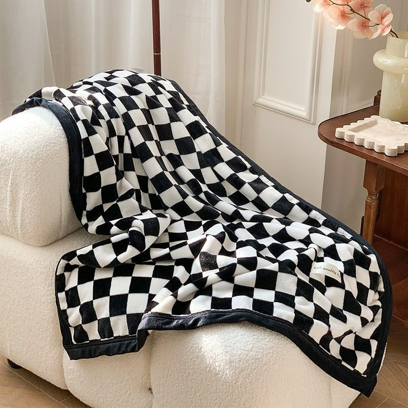 PlaidComfort | Flannel blanket checked — Maliben home decor