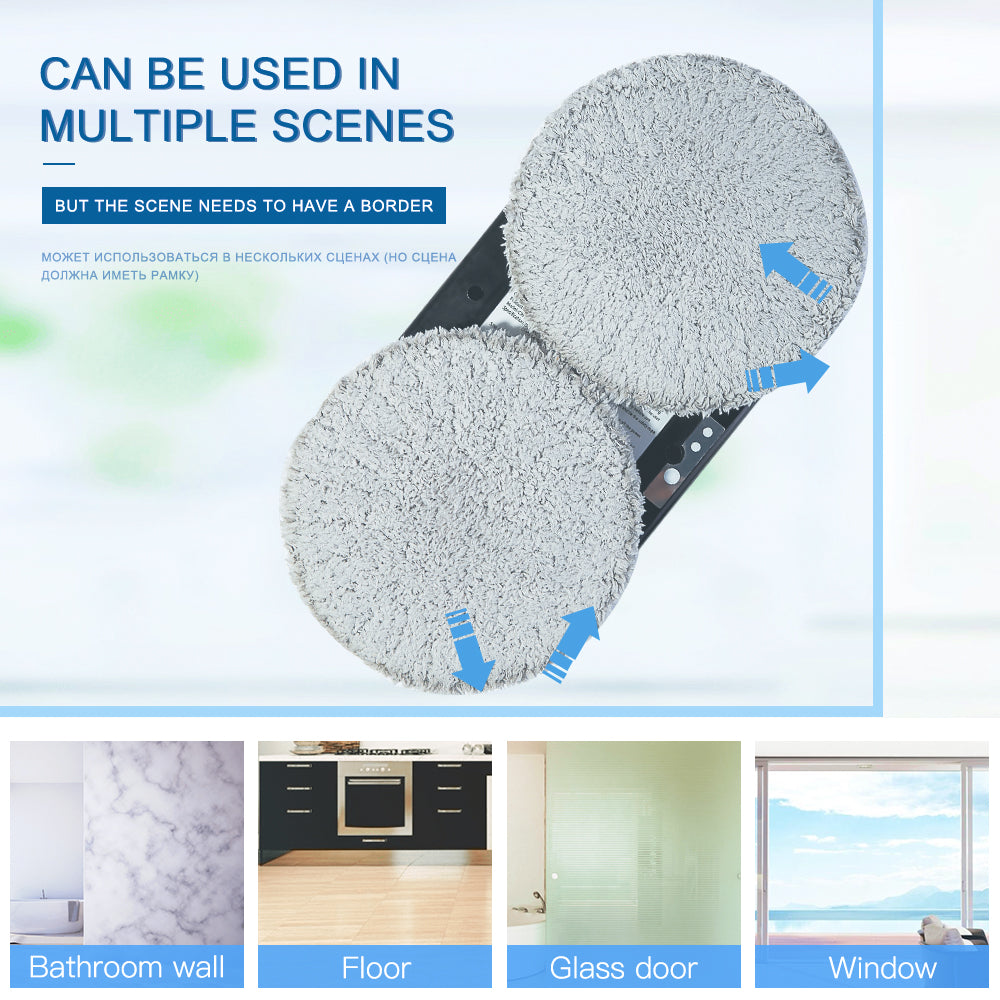 Maliben | Smart Robot Window Cleaner With Remote Control – Automatic Vacuuming And Cleaning Function