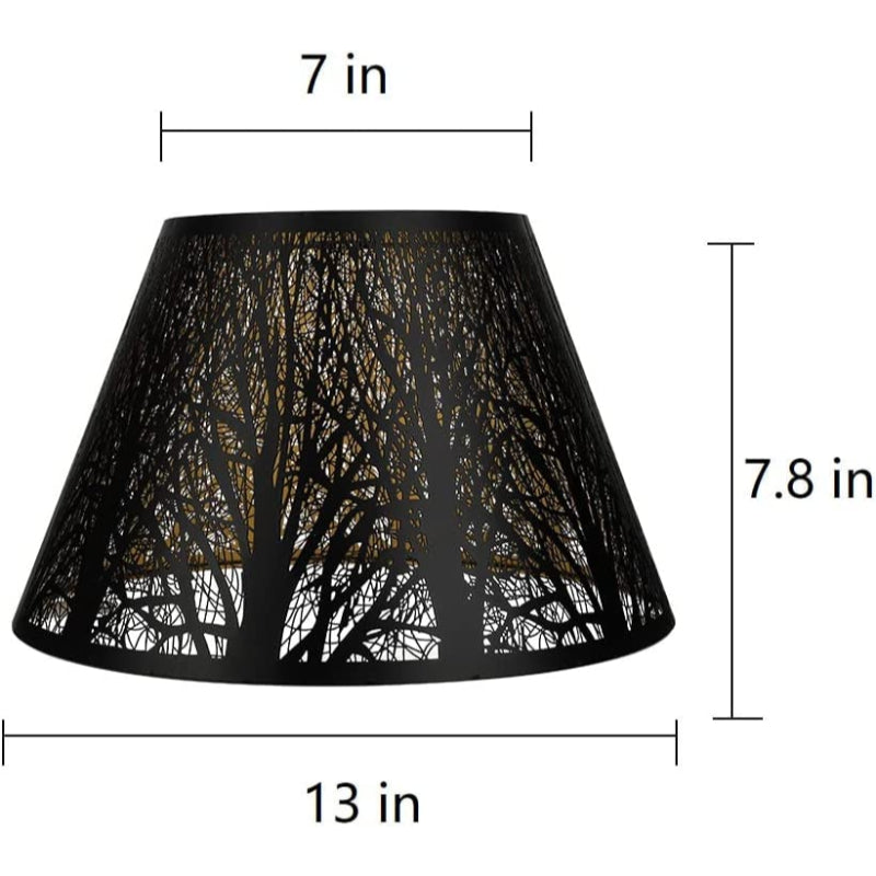 Maliben Medium lampshade, barrel fabric lampshade for table lamp and floor lamp,...