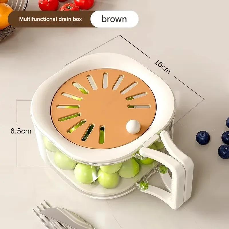 Maliben | Dust-Proof Fruit Drainer Basket