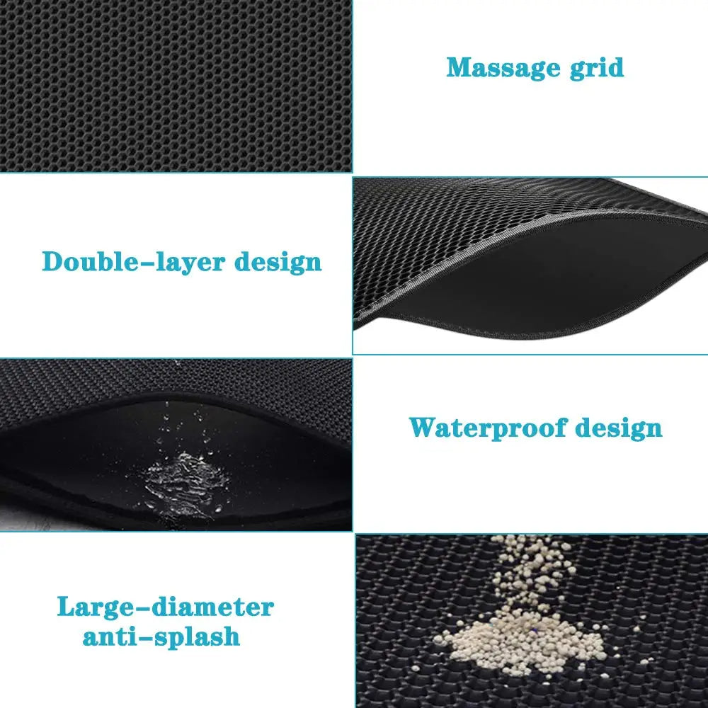 Maliben | Waterproof Double Layer Cat Litter Mat
