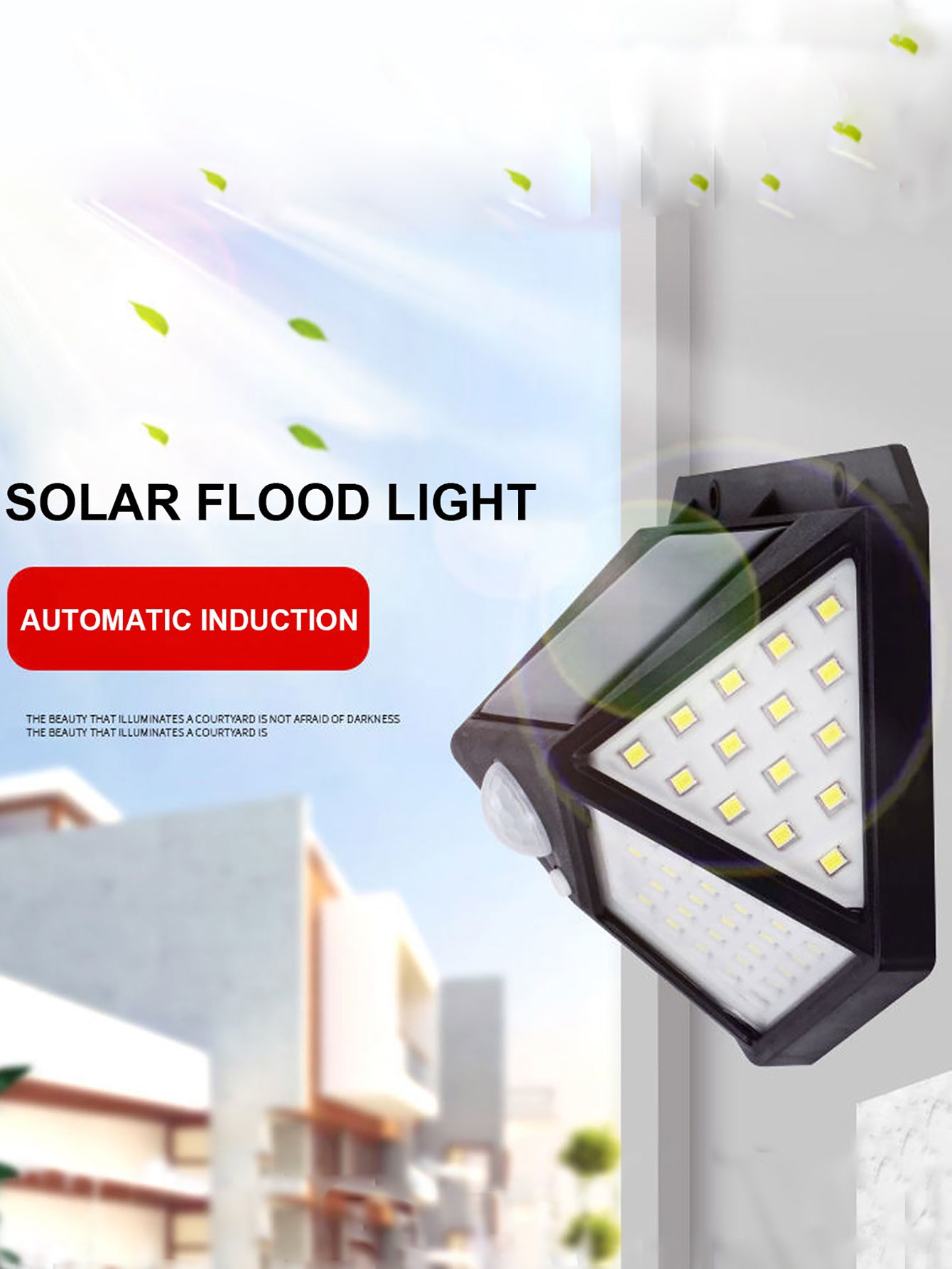 Maliben | Multifunctional Solar Lamp - Waterproof Led Garden Lighting With Motion Sensor